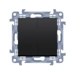 KONTAKT SIMON 10 Universal Switch Module 2x Screw Terminals 10AX 250V Matte Black
