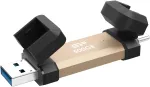 Silicon Power DS72 USB-Stick 500 GB USB Type-A / USB Type-C 3.2 Gen 2 (3.1 Gen 2) Gold (SP500GBUC3S72VPG)