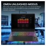 HP OMEN 16-ah1490ng žaidimų ne&scaron;iojamasis kompiuteris, 16.1 inch QHD 165Hz, Intel Core 9 270HX, 32GB DDR5, 1TB SSD, RTX 5080, Windows 11 Home, voki&scaron;ka klaviatūra