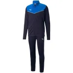 PUMA individualRISE vyri&scaron;kas treniruočių kostiumas Electric Blue/Peacoat, dydis S
