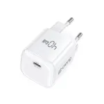 CRONG NEO GaN 40W USB-C PD 3.2 sieninis įkroviklis su AVS - baltas