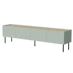 TV spintelė cama meble FELLINI 200x40x52 cm, alyvuoginis rėmas su aliejumi dengtu ąžuolo vir&scaron;umi