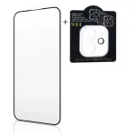 iLike Samsung Galaxy A16 X2 Super Set 2,5D Edge pilno ekrano grūdintas stiklas + fotoaparato stikliukas