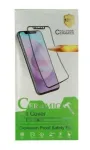 iLike Apple iPhone 12/12 Pro kieto keraminio grūdinto stiklo ekrano apsauga, juoda