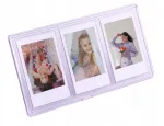 LOVEINSTANT stovintis trigubas nuotraukų rėmelis Instax Mini ir Zink 2x3 colio nuotraukoms &ndash; violetinis
