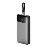 CUKTECH LPB252N 25000mAh 120W Power Bank su įmontuotu USB-C laidu, pilka