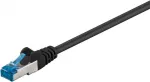 DSIT CAT 6a S/FTP LSOH tinklo jungiamasis kabelis, 10 m, juodas (DC-6A0-100)