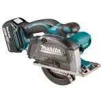 Makita DCS552RTJ ne&scaron;iojamas diskinis pjūklas 13,6 cm, juodos ir mėtų spalvos, 3600 aps/min