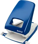 LEITZ Nexxt 5138 mėlynas 40 lapų 2 skylių perforatorius su metaliniu pagrindu ir plastikiniu vir&scaron;umi 5138-00-35
