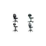 Topstar TEC 20 darbo kėdė, poliuretanas juoda, speciali lovelio forma sėdynė, 300 mm atlo&scaron;as, 72220 PUO