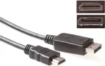 ACT DisplayPort į HDMI konversijos kabelis 1m 4K@30Hz auksuoti jungtys AK3988