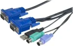 EXERTIS CONNECT KVM kombinuotas kabelis USB, PS/2, 1,8 m (66302)