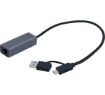 EXERTIS CONNECT USB 3.1 Gigabit Pro tinklo adapteris su Type-C konverteriu (310761)