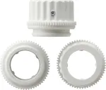 Gira vožtuvų adapteris 112600 &scaron;ildymo pavaroms, M30 x 1,5, baltas