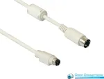 Good Connections 4251-STS klaviatūros adapterio kabelis Mini DIN 6 kontaktų ki&scaron;tukas&ndash;DIN 5 kontaktų ki&scaron;tukas