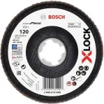 Bosch Accessories 2608619806 Expert for Inox X-LOCK &scaron;lifavimo diskas 125 mm, grūdėtumas 60, 1 vnt.