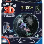 3D dėlionės rutulys Žvaigždžių gaublys &Scaron;viečiantis tamsoje