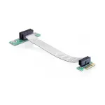 Delock PCI Express x1 į x1 prailginimo plok&scaron;tė su lanksčiu kabeliu, 13 cm, kairės orientacijos
