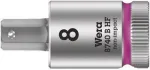Wera Zyklop 8740 B HF 3/8 colio &scaron;e&scaron;iakampė galvutė, 8 mm, su laikymo funkcija 05003039001