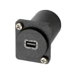 EXSYS EX-49168 D-Type skydelio montavimo adapteris Mini DisplayPort female to female