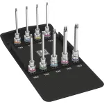 Wera 8767 C TORX HF 3 Zyklop 1/2 colio TORX bitų lizdų rinkinys, 9 vnt.