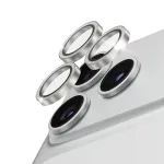 PanzerGlass Hoops keraminis objektyvo apsauginis stikliukas Glitter Silver, skirtas iPhone 18 Pro / 18 Pro Max