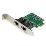 StarTech.com ST1000SPEXD4 dviejų prievadų gigabitinė PCI Express serverio tinklo adapterio plok&scaron;tė &ndash; PCIe NIC
