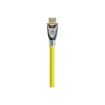 Good Connections PYTHON GC-M0075 DisplayPort 1.2 jungiamasis kabelis, 4K2K / UHD, paauksuotas, OFC, nailono pynė, geltonas, 1 m