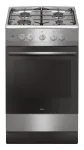 Dujinė viryklė Amica 57GGH4.23ZPF Xx, nerūdijantis plienas, 50 cm
