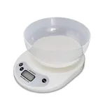 Virtuvinės elektrinės svarstyklės ESPERANZA EKS007 &ndash; 5 kg talpa, 1 g tikslumas, balta
