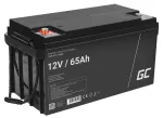 Baterija Green Cell AGM28 pramoninė įkraunama sandarioji &scaron;vino rūg&scaron;ties (VRLA) 12 V 65000 mAh, 1 vnt., 20 kg
