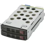 Supermicro MCP-220-82616-0N juodas galinis komplektas dviem 2,5" diskams (hot-swap)