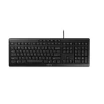 CHERRY STREAM klaviatūra Office USB QWERTY US English Juoda