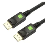 Techly ICOC DSP-A-100 DisplayPort kabelis 10 m Juodas