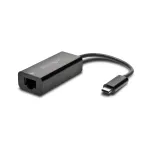 Kensington CA1100E USB-C į Ethernet adapteris, laidinis, USB Type-C, Ethernet, 1000 Mbit/s, juodas