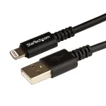 StarTech.com USB į Lightning kabelis 3 m (10 ft.) &ndash; ilgas iPhone / iPad / iPod įkrovimo ir sinchronizavimo kabelis &ndash; Apple MFi sertifikuotas &ndash; juodas