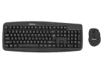 Belaidis klaviatūros ir pelės rinkinys Tellur Basic Black &ndash; 2,4 GHz, USB imtuvas, kompakti&scaron;kas i&scaron;dėstymas