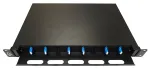 Lanview LVO-101010 optinis skaidulų slankusis skydelis ODF, LC SM OS2, 12 gyslų, 1U