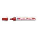 Permanentinis markeris Edding 3000 raudonas 10 vnt