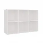 MALAX MINI 2X3 baltas Knygų spinta