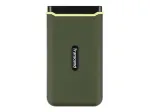 Transcend ESD380C TS2TESD380C ne&scaron;iojamasis SSD 2 TB, USB 3.2 Gen 2x2, USB-C, 2000 MB/s, karinė žalia