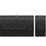 3Dconnexion Keyboard Pro su skaičių klaviatūra - klaviatūra ir skaičių blokas - USB - QWERTZ - voki&scaron;ka (3DX-700091)