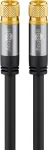 Koaksialinis kabelis Wentronic 70664 2m F juodas