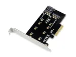 Conceptronic EMRICK 2-in-1 M.2 SSD PCIe adapteris SATA AHCI NVMe