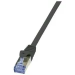 Tinklo kabelis LogiLink 10 m Cat.6A RJ-45 S/FTP juodas