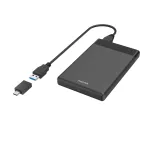 Hama 00200760 atminties įrenginio ki&scaron;enė, 2,5 colio (6,4 cm), SATA 6 Gb/s, USB 3.2 Gen 1, juoda