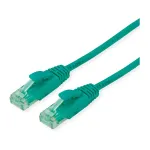 Tinklo kabelis ROLINE Recycled Material 21.45.3138 RJ-45 Cat6a 15 m Žalias