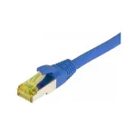 Pataisos laidas RJ45, CAT6A 500MHz, 3 m, mėlynas, S-STP(S/FTP), TPE/LSZH(Ultraflex), AWG26, su Cat.7 žaliava, Synergy 21 (S217648)