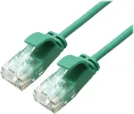 ROLINE GREEN UTP Patch Laidas Cat.6A (Class EA), LSOH, plonas, Žalias, 1,5 m (21.44.3934)