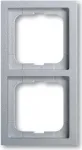 Busch-Jaeger 1754-0-4302. Produktfarbe: Aluminium, Markenkompatibilit&auml;t: Busch-Jaeger. Breite: 80 mm, H&ouml;he: 151 mm, Dicke: 1,1 cm (2CKA001754A4302)